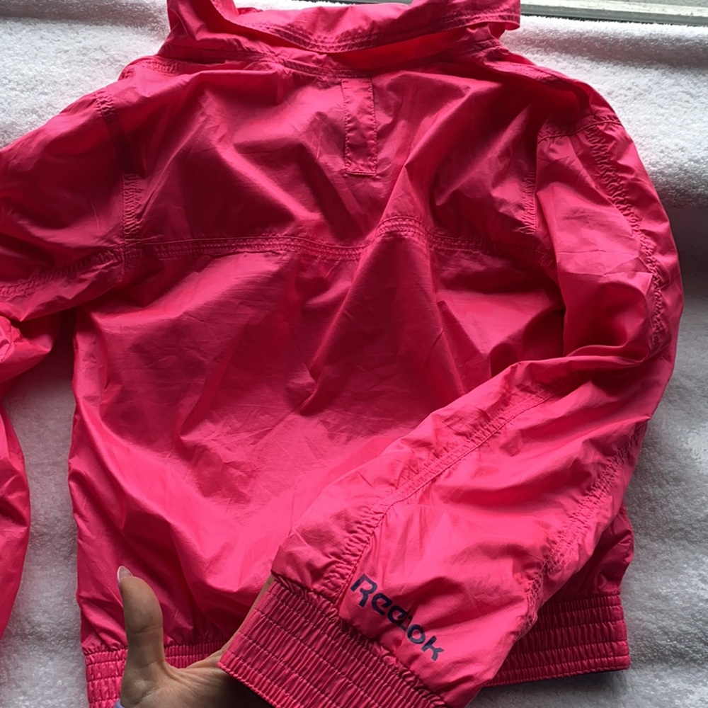 Retro Reebok Neon Pink Zip Up Jacket - Picture 5 of 5